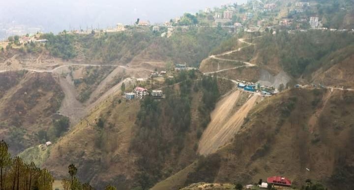 View of Dhalli, suburb of Shimla 