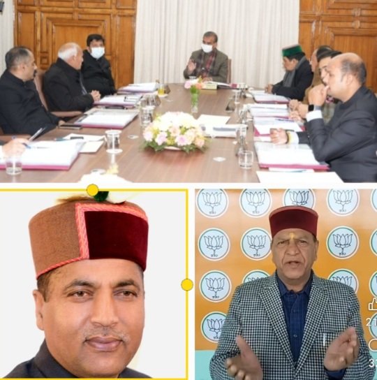 CMSukhuvsBJPOnTempleFundsInHimachal