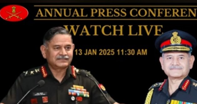 COAS Fen Diwedi at  Press Meet in Delhi 