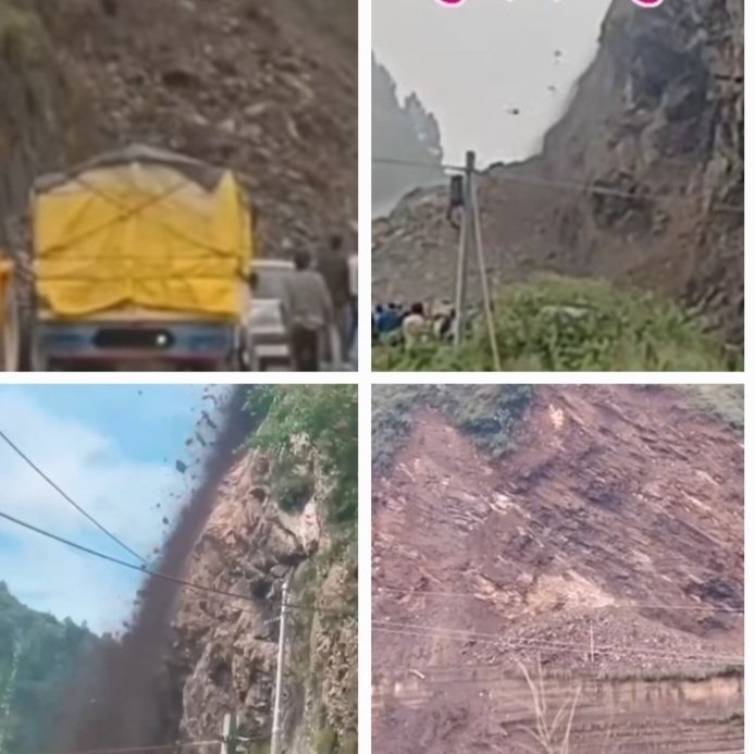 Chaila  Kenchi  road blocked 