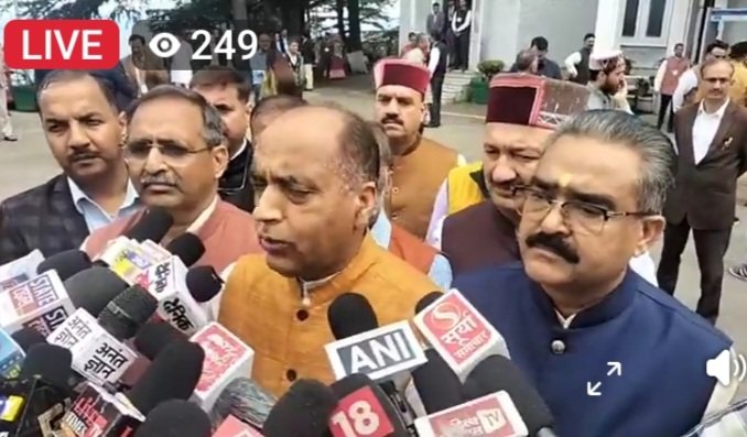 Jairam Thakur on DA AfterStagingWalkout from Vidhan Sabha today in Shimla 