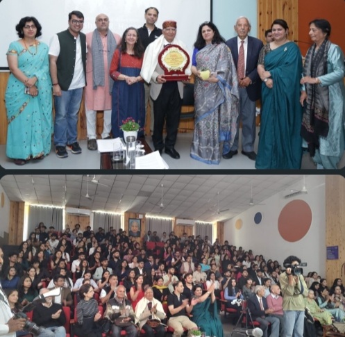 SRHarnotHonoured at Shoolini University Solan 