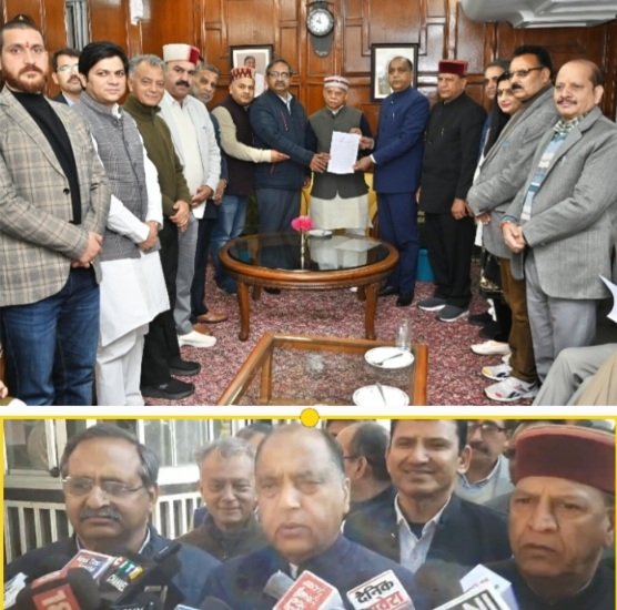 BJPLeadersWithGuvShimla