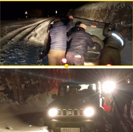 Police Rescue Tourists from IcyKoksar