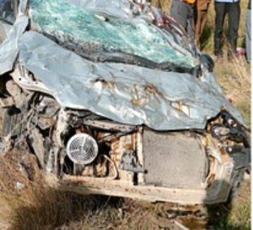 Pandoh Accident, mangled remains of Car