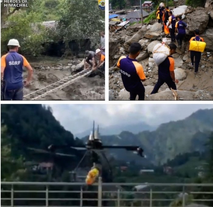 SDRFTeamsDelivetMedicinesByDrones