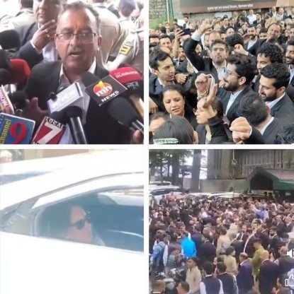 LawyersProtestMarchToSecretariatShimla
