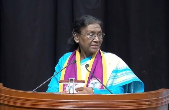 PresidentMurmuAtAIIMSBilaspur
