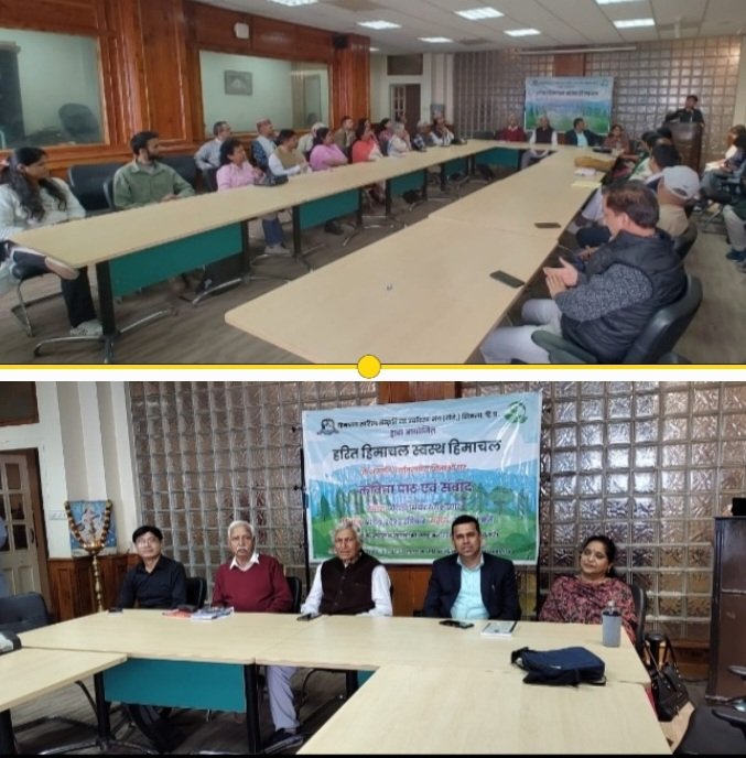 Poet at Meet in Shimla 