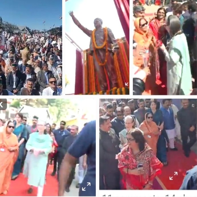 Raja Virbhadra Singh’s Statue at The Ridge Shimla 