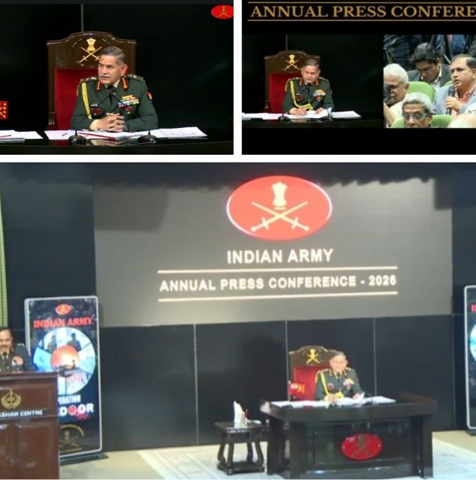 COASGenDwivediAtAnnialPressConferenceInNewDelhi