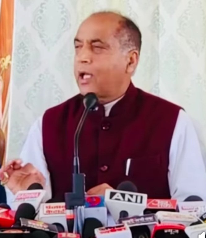 JairamThakurPressMeetShimla