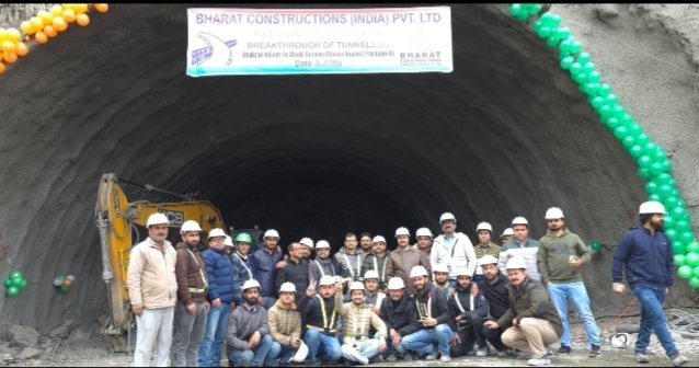 ShimlaBypassTunnelBreakthroughNHAI